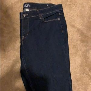 Loft Dark Blue Jeans